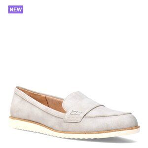 Faux Leather Loafers with Soft System Comfort and Traction Sole